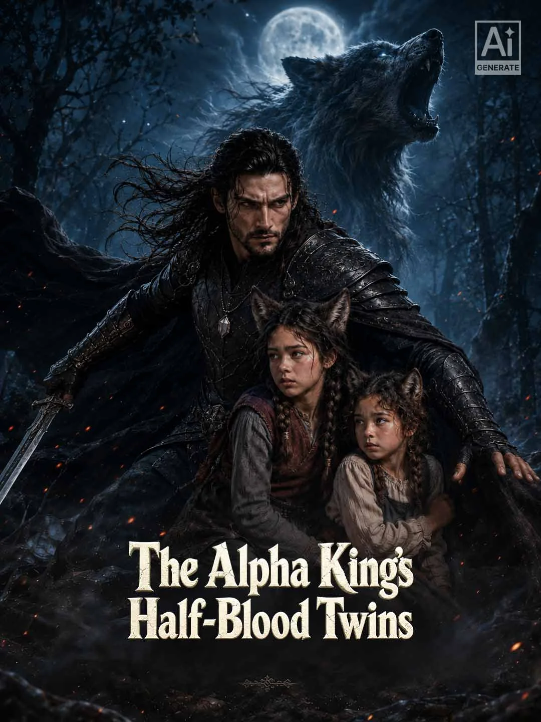 A Love Forged in Exile: The Alpha King's Half-Blood Twins