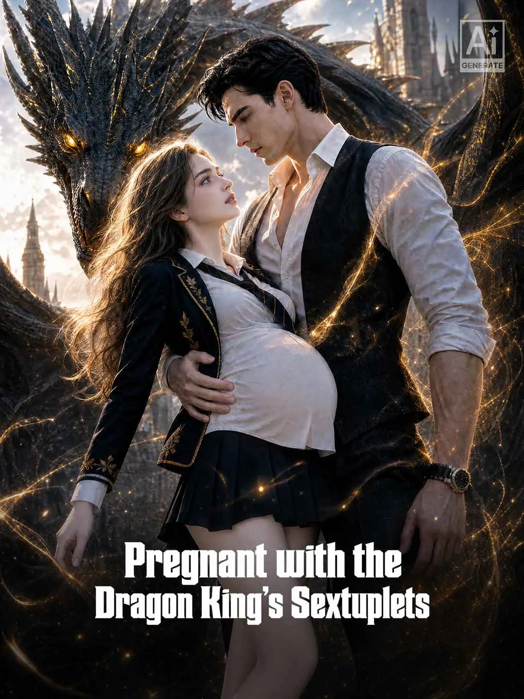 A Love Written in Scales: Pregnant with the Dragon King's Sextuplets